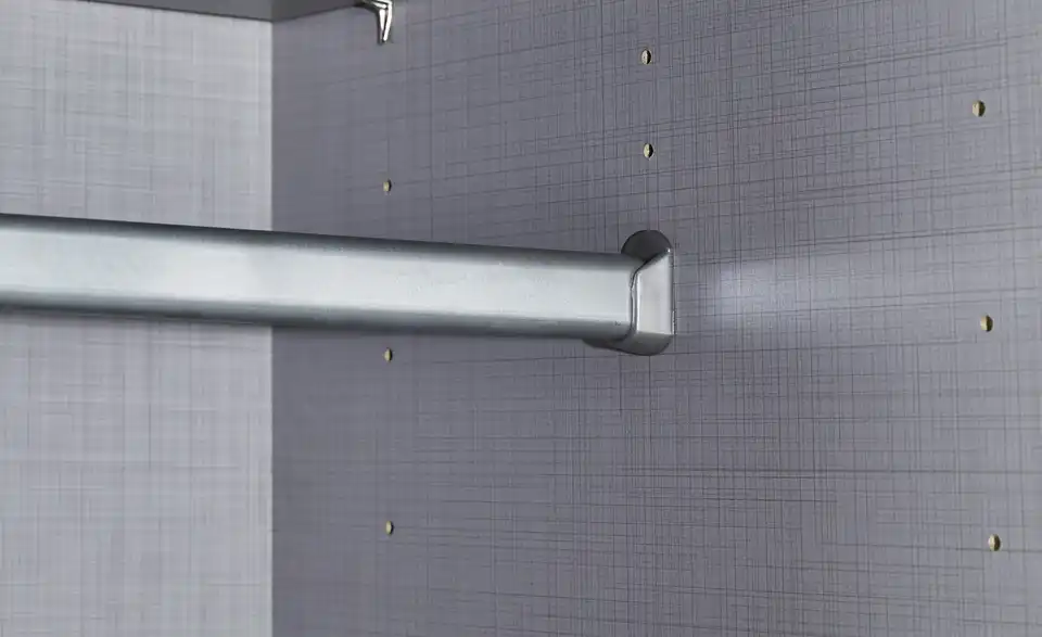 Schrank, 1-türig Multischrank-System Weiß 30 cm