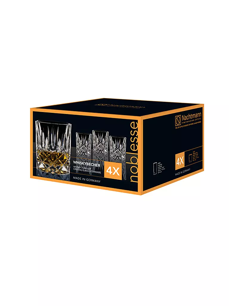 NACHTMANN Whiskyglas 4er Set NOBLESSE 295ml transparent