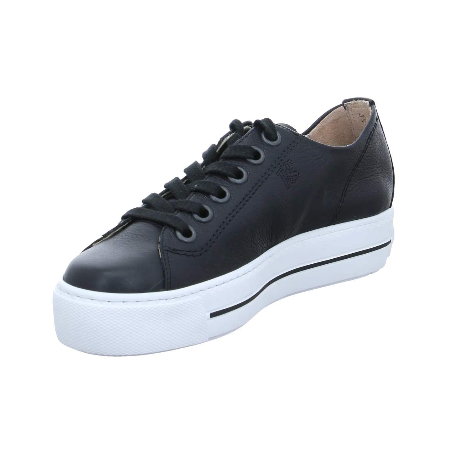 PAUL GREEN Sneaker Schwarz Leder  Super soft