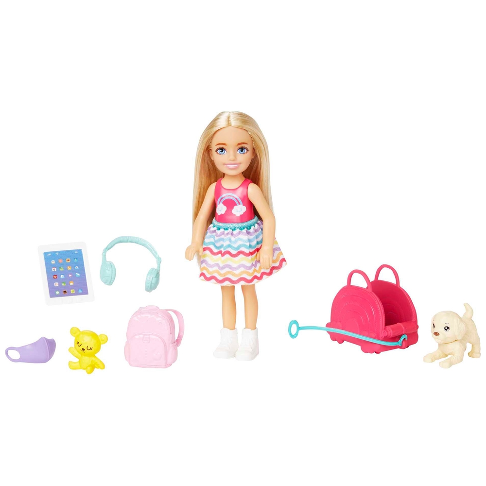 Barbie Chelsea Reisepuppen-Set