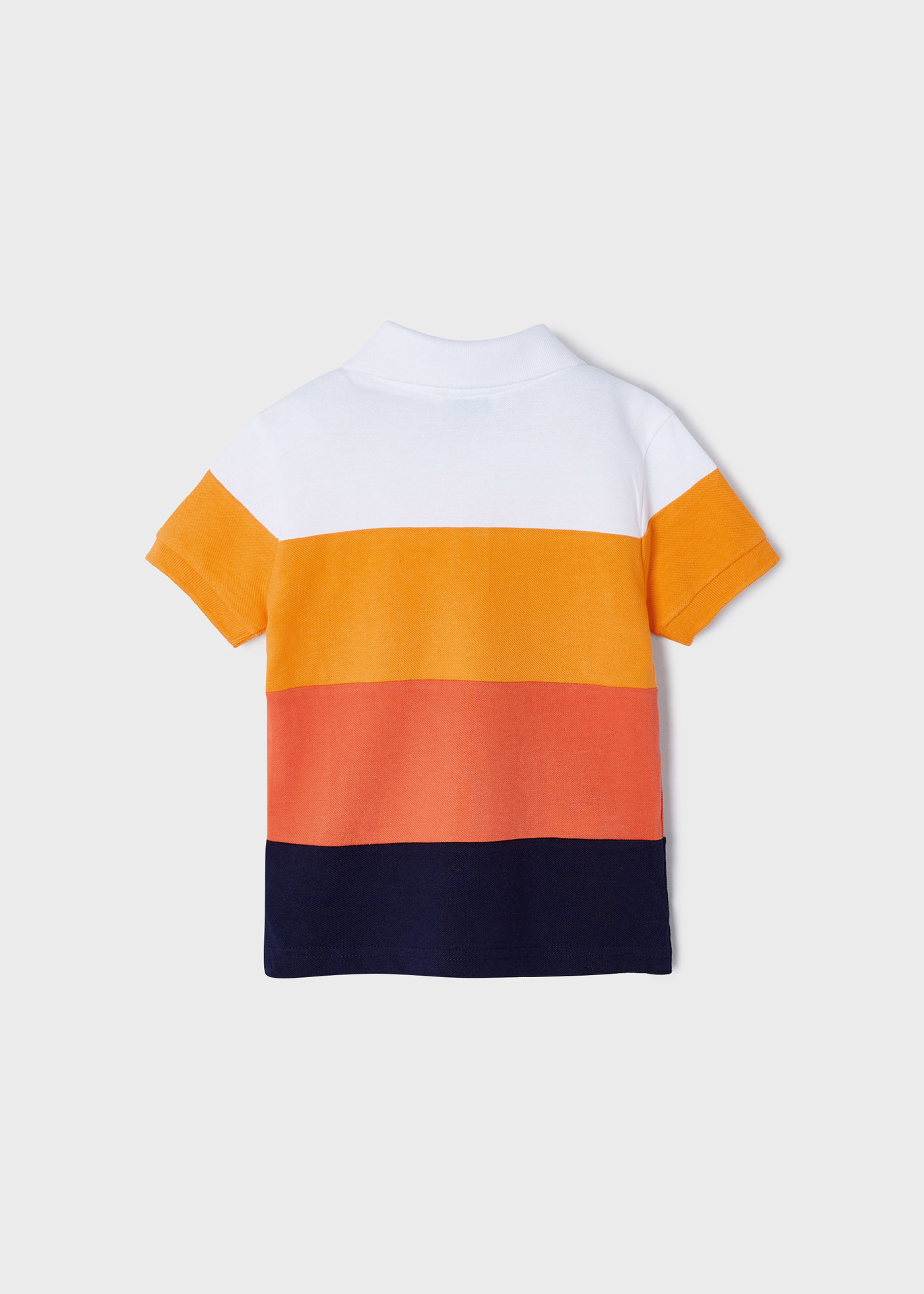 Camisa polo de manga curta com estampa para meninos