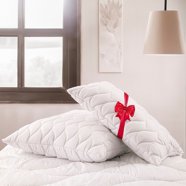 John Cotton Microfaserkissen »2für1, Kopfkissen, ein Kissen gratis, 40x80 cm, 80x80cm« Füllung: 100% Polyester Bezug: Microfaser Spar-Set, 1 Stk. tlg. ergonomisch, strapazierfähig, hochwertig, Kissen im Spar-Set