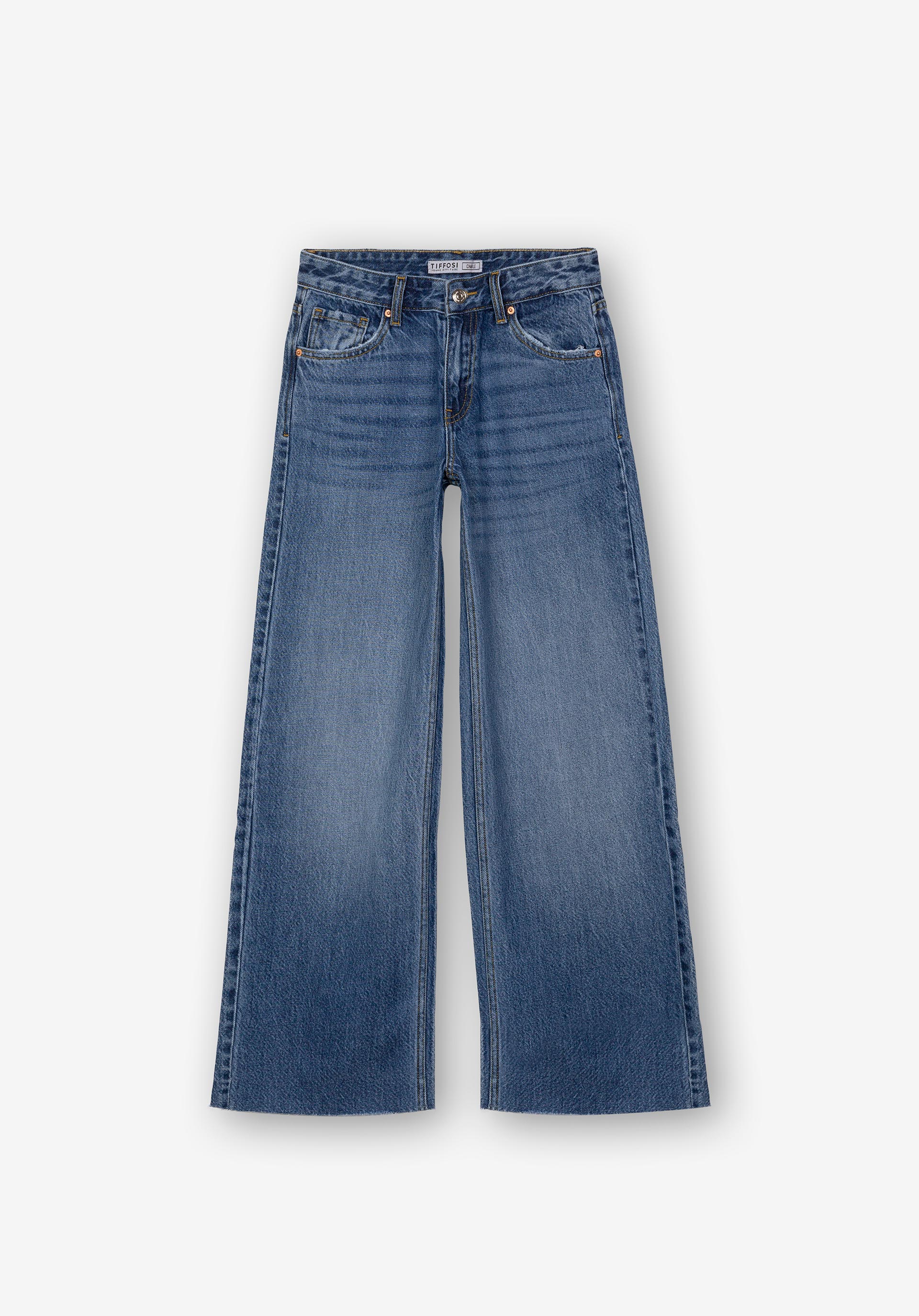 Jeans Charli Relax Wide Leg Cintura Baixa
