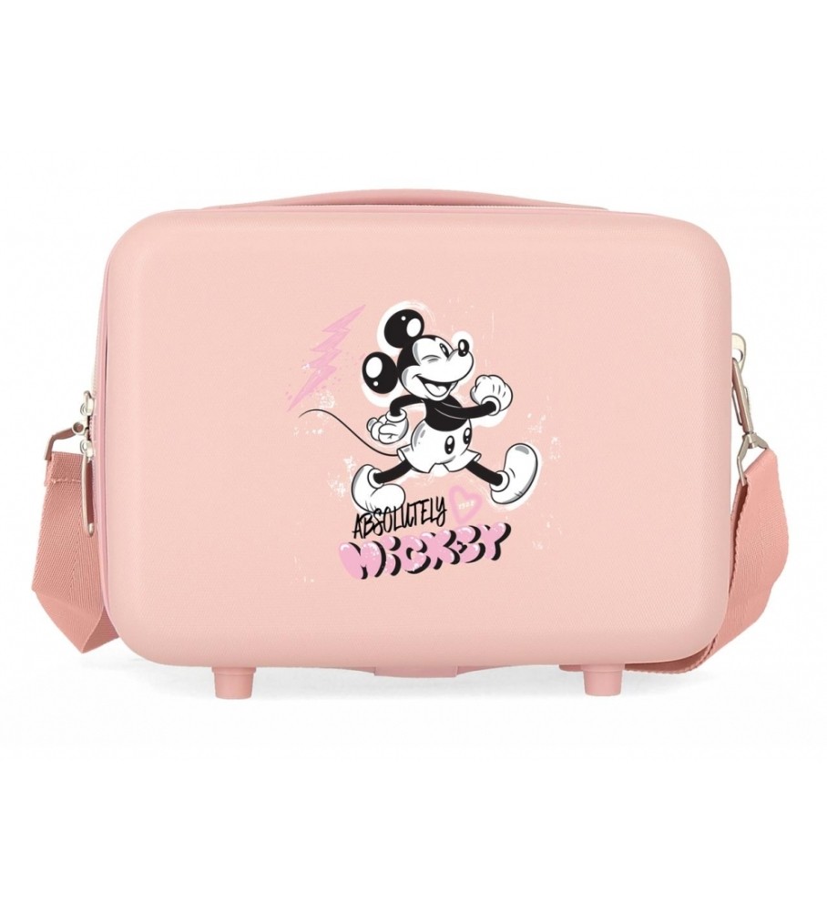 Nécessaire Disney, inspirada no Mickey, adaptável, rosa