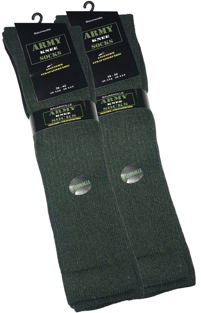 Cotton Prime® ARMY & OUTDOOR Kniestrümpfe 6 Paar