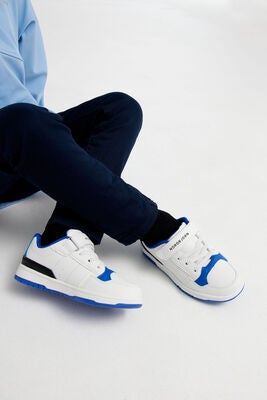 Nordbjørn Fido Sneakers, Hvit/Blå