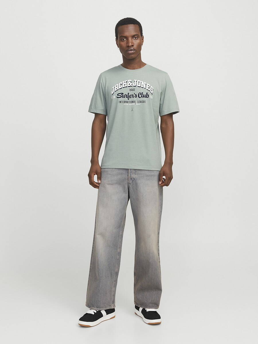 JACK & JONES<br>Camiseta reta com logotipo