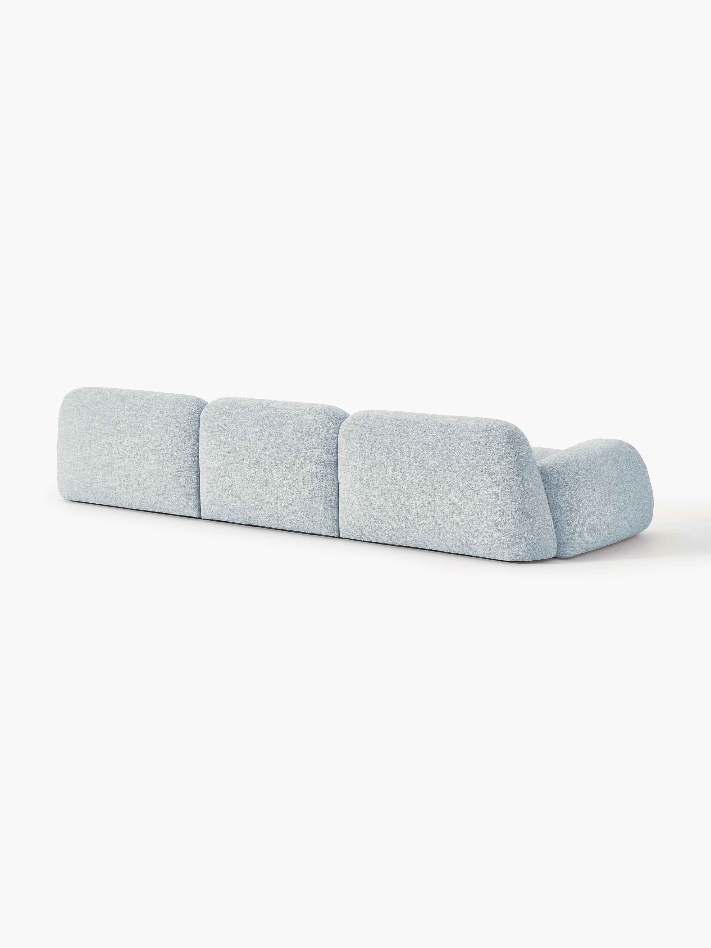Modulaire bank Wolke (4-zits) van bouclé