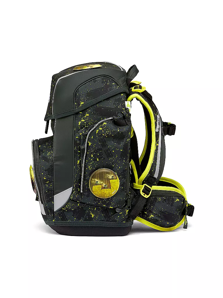 ERGOBAG Schultaschen Set 5tlg CUBO - MähdreschBär dunkelgrün