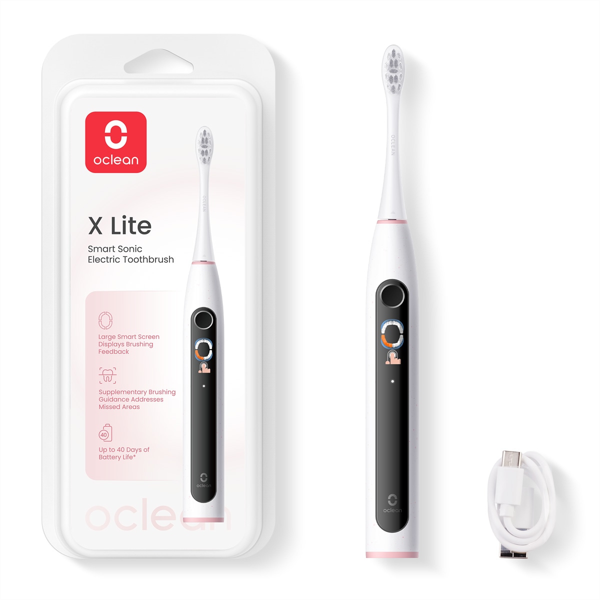 Oclean Elektrische Zahnbürste »Oclean X Lite, blau«