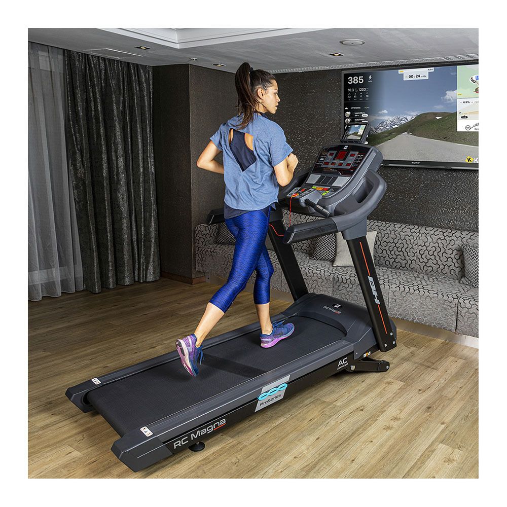 BH Fitness I. MAGNA RC - Tapis de course avec barres parralèles