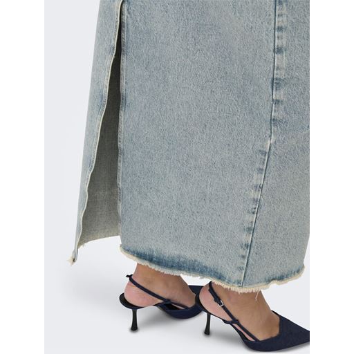 ONLY Khloe Denimnederdel, Light Blue Denim, M