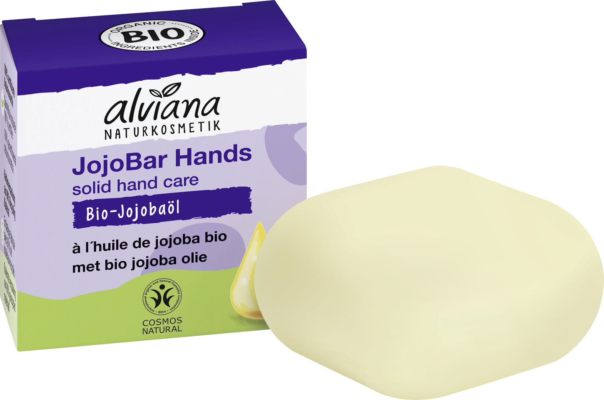 alviana Naturkosmetik  Feste Creme JojoBar Hands, 25 g