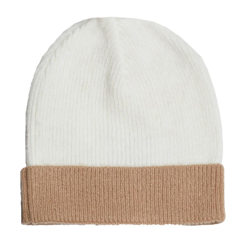 Tommy Hilfiger Bonnet Blanc/Marron Fille Tommy Hilfiger Beanie
