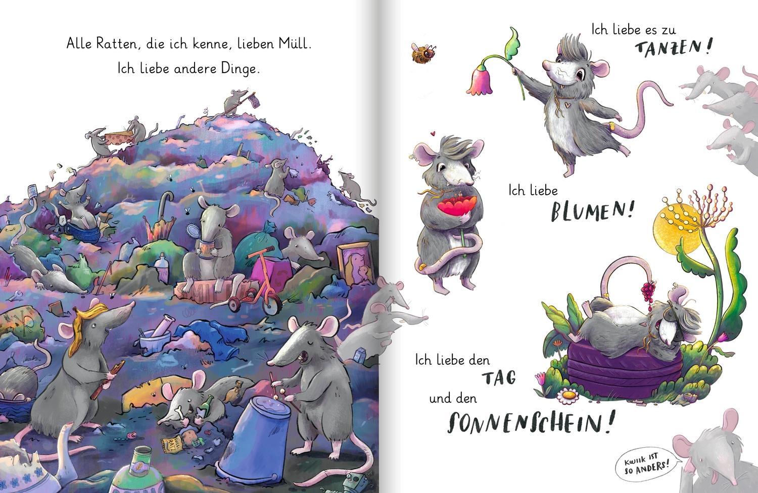 Die kleine Ratte Kwiik macht stark. Weil ich anders bin
