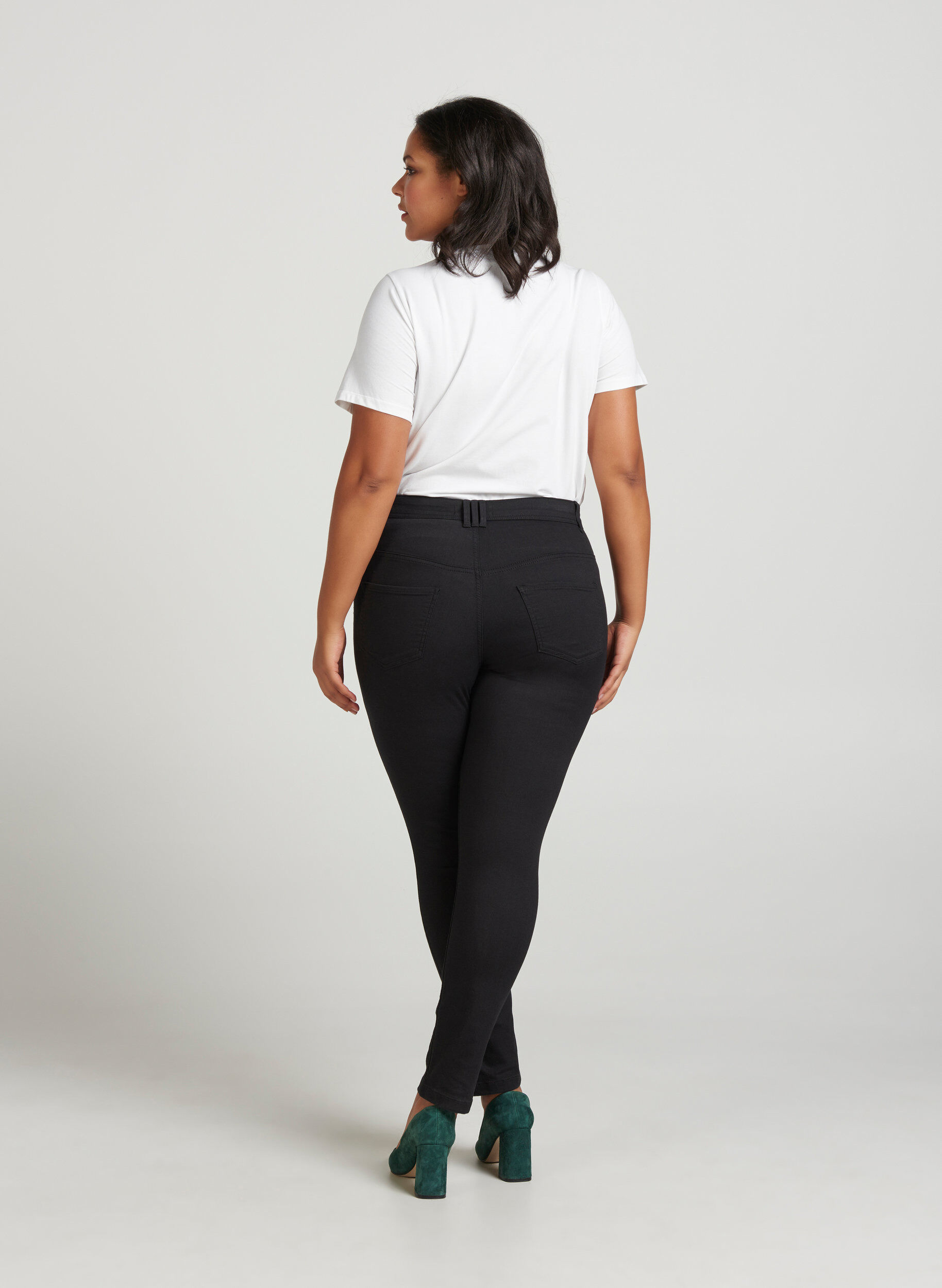 Super slim Amy jeans med høj talje
