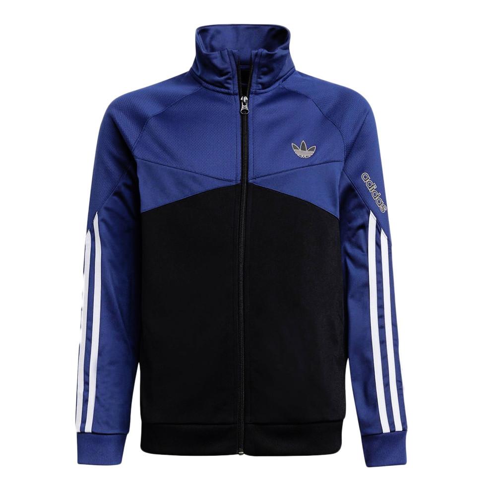 Adidas Veste de survêtement Noir/Bleu Garçon Adidas Track Top