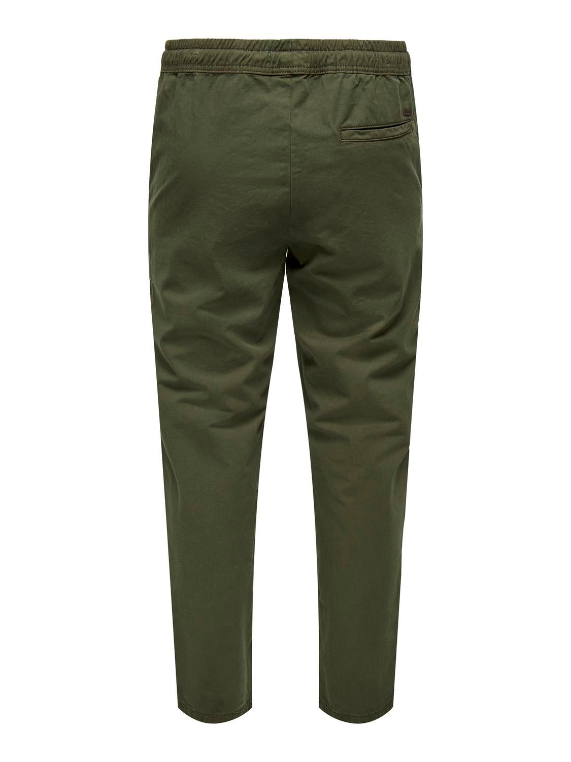 ONSLINUS Verjüngt Hose Olive Night