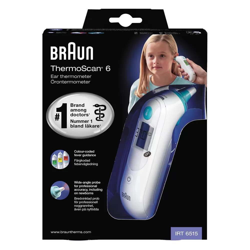 Braun Thermoscan 6 øretermometer - 1 stk.