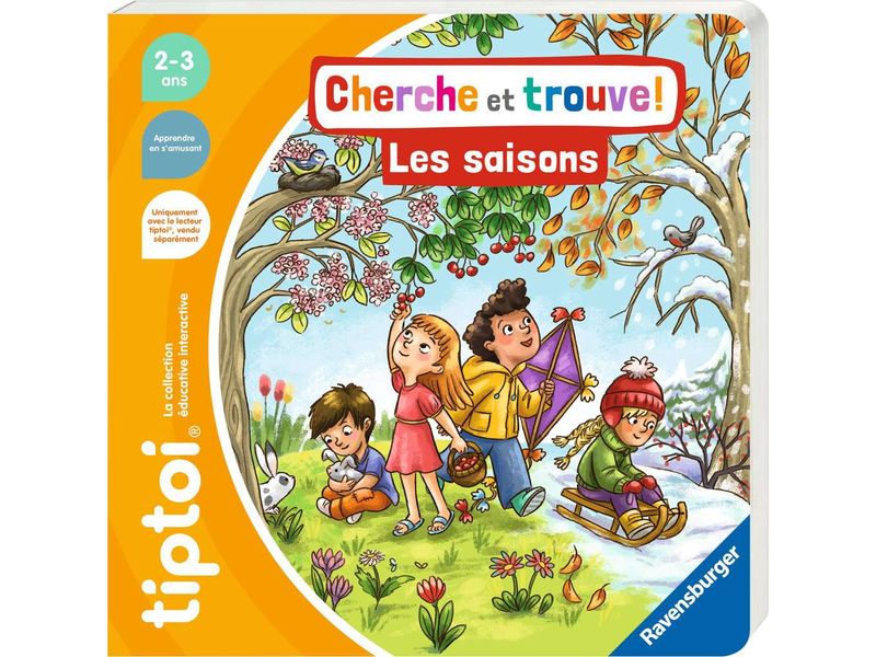 tiptoi Lernbuch Cherche et Trouve Les saisons -FR- Interaktives Buch mit Suchspielen