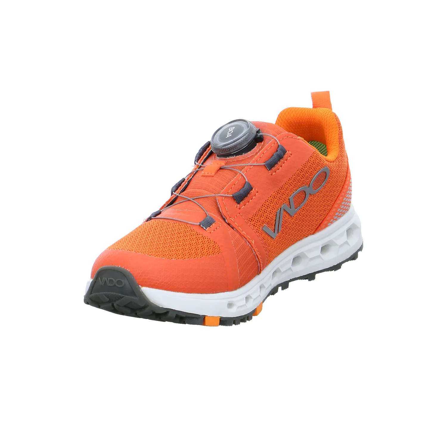 VADO Jungen-Halbschuh Binder Orange Textil  Sneaker Outdoor