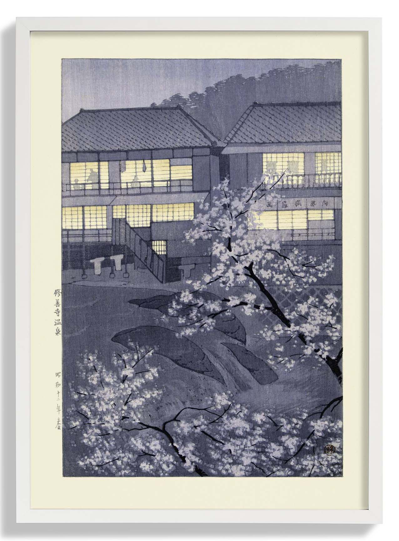 Die heißen Quellen von Shuzenji von Kasamatsu Shirô