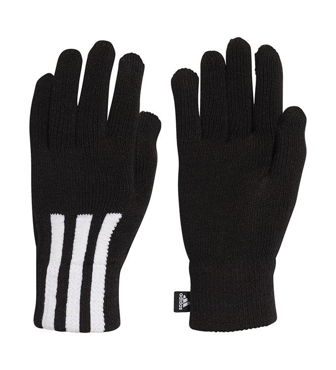 adidas Black 3-Stripes Conductive Handschoenen