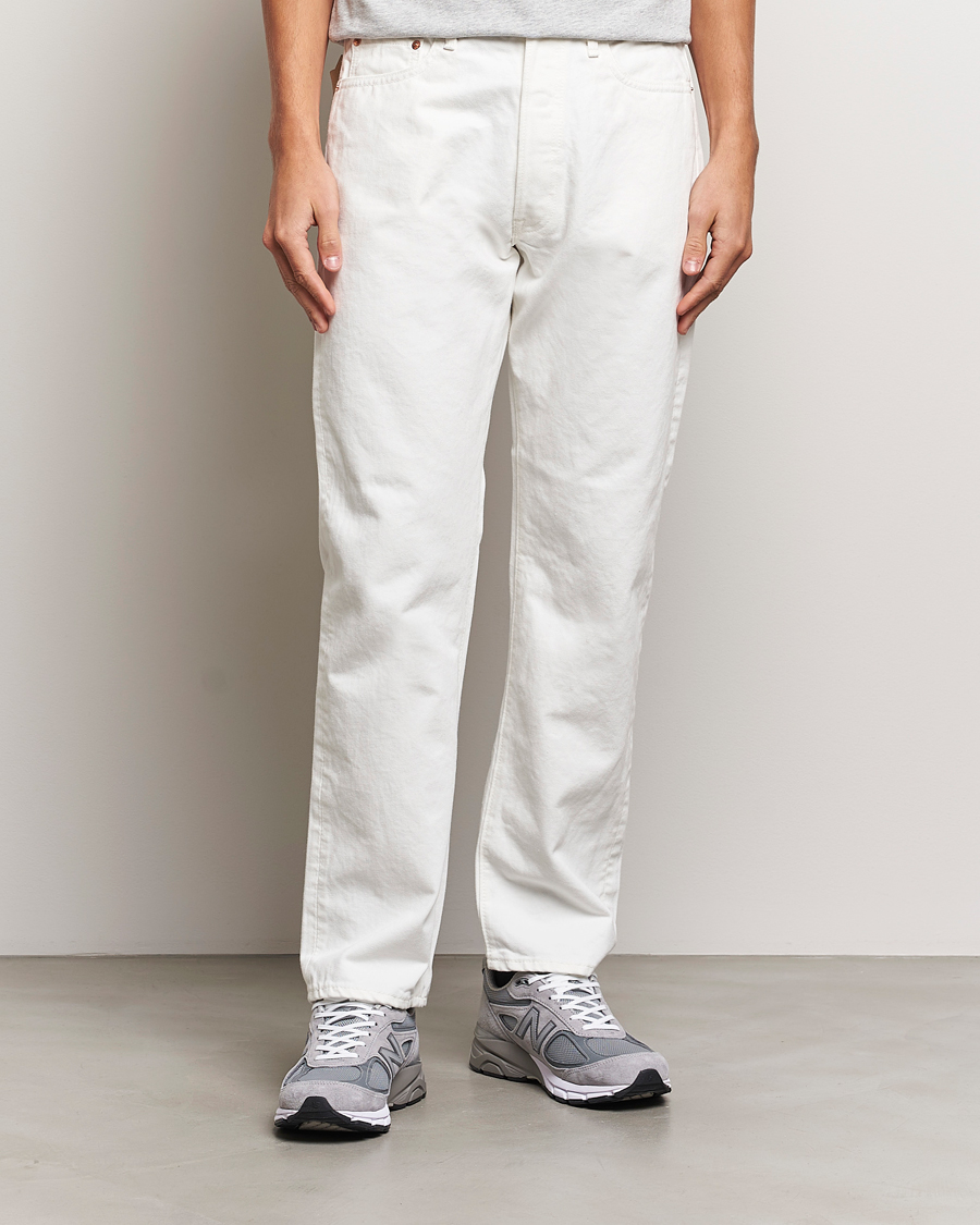 orSlow Straight Fit 105 Selvedge Jeans White