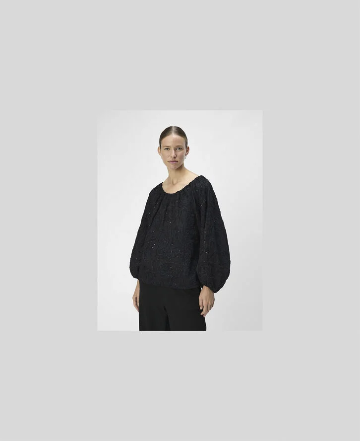 Object OBJFARA LO L/S TOP 135 Black