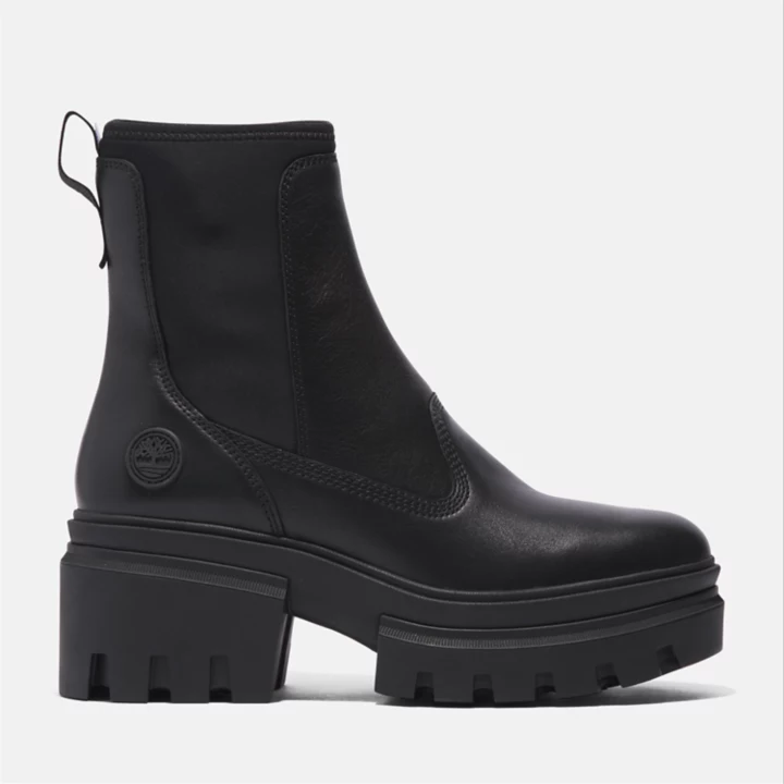 Bota Chelsea Everleigh Feminina na cor Preta