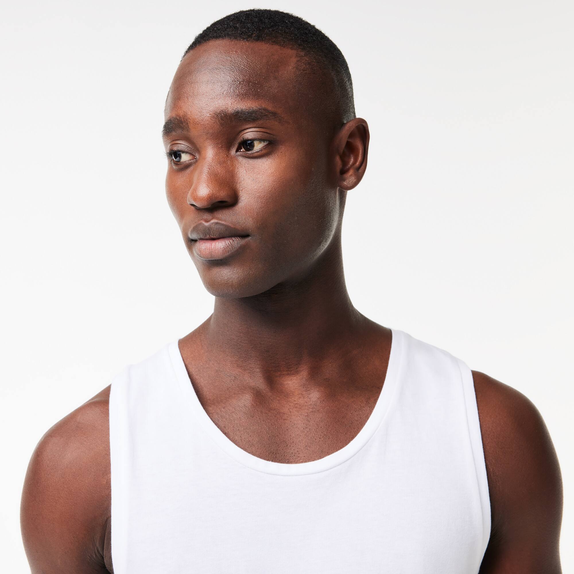 Herren Tank Top aus Baumwolle im 3er-Pack Loungewear - Weiss - Lacoste - Herren