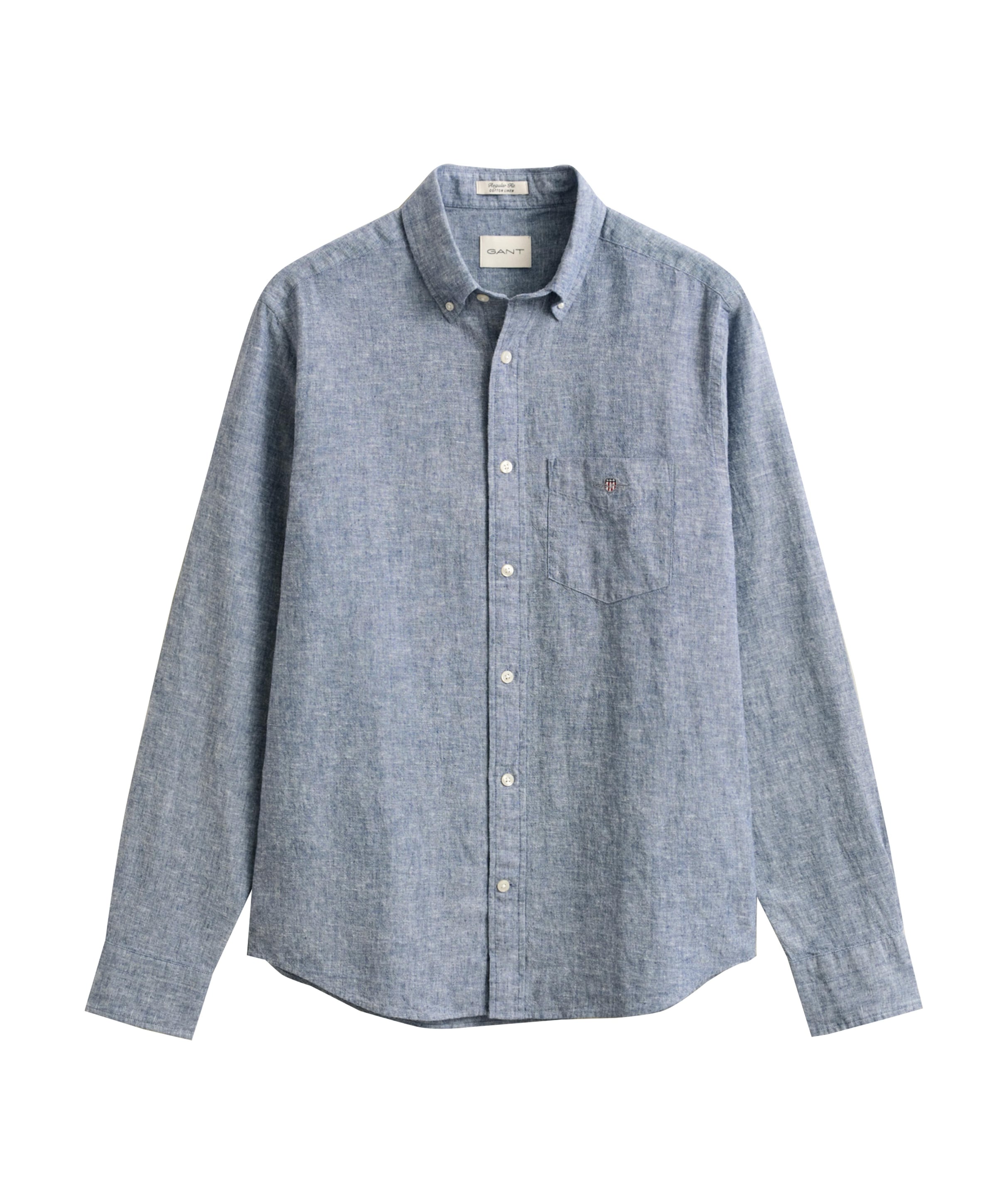 Gant Heren overhemd lange mouw blauw