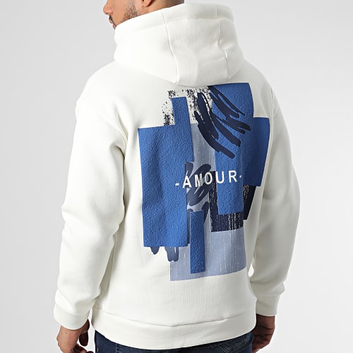 Sweat Capuche Blanc
