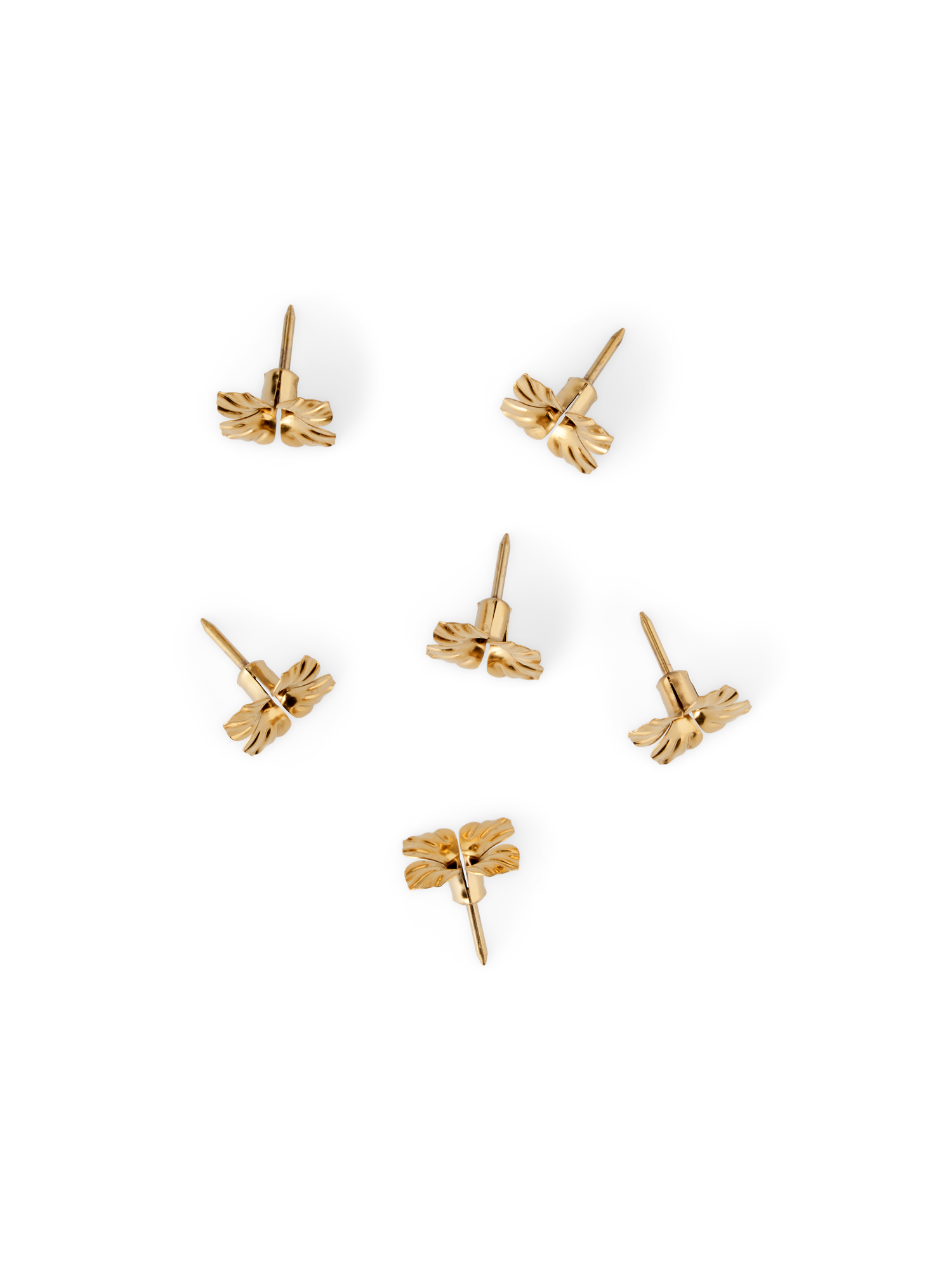 Kagelysholdere 6-pak | Rustfrit stål.  | Brass