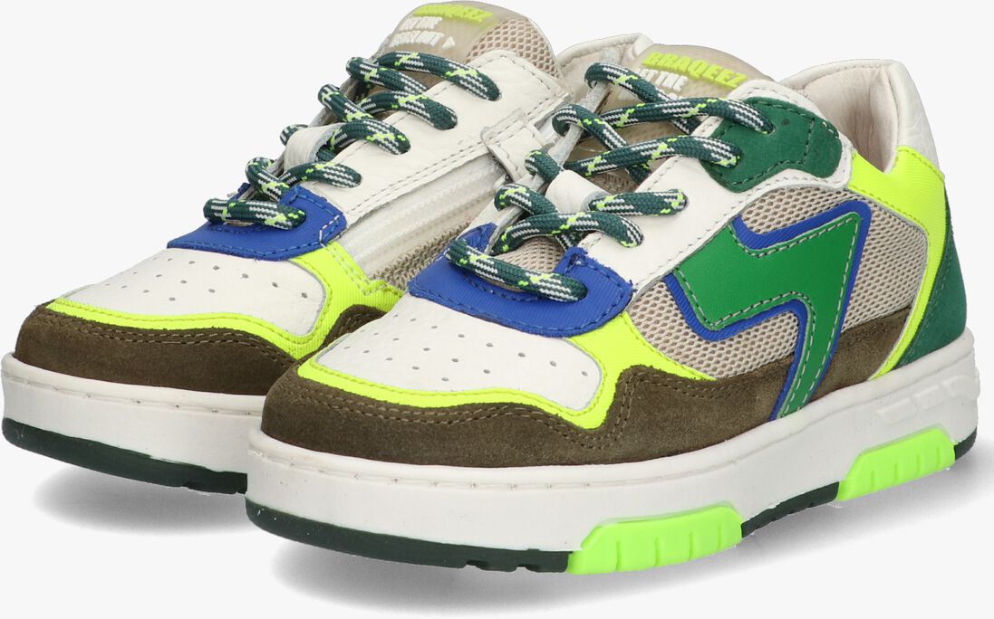 BRAQEEZ groene braqeez lage sneakers colin chicago