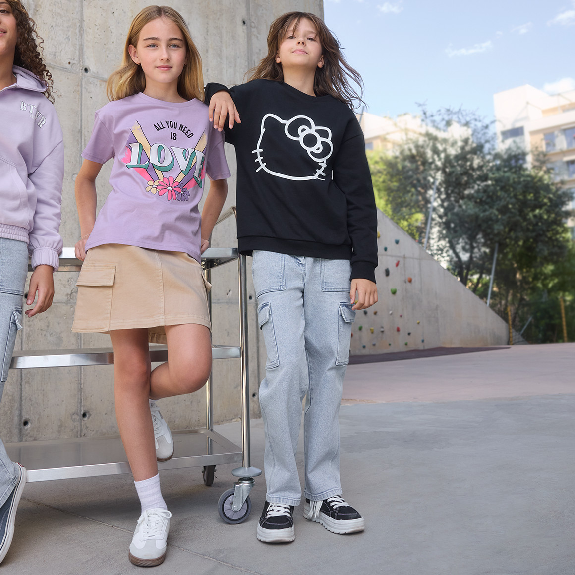 Beatwear Hello Kitty Sweatshirt mit Print schwarz