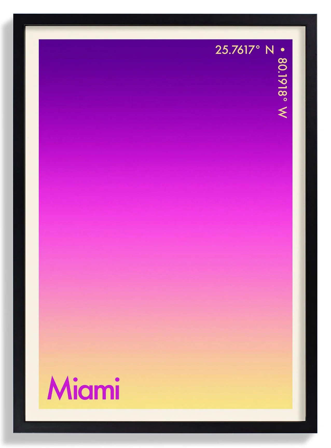 Miami Sonnenuntergang Stadt