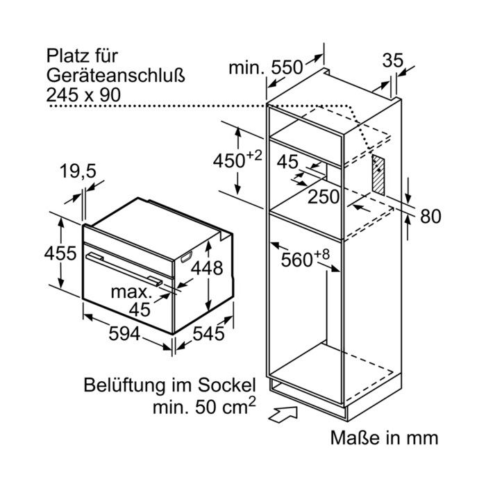 Siemens Einbau-Mikrowelle iQ700 CF634AGS1 Edelstahl