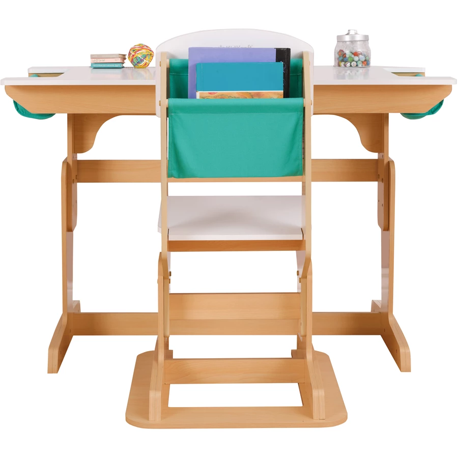 KidKraft® Verstellbarer Schreibtisch mit Stuhl Grow Together™“, naturfarben