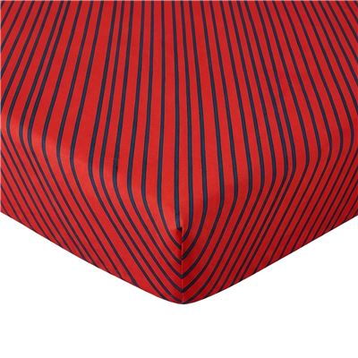 Linge de lit polycoton feuilles graphiques