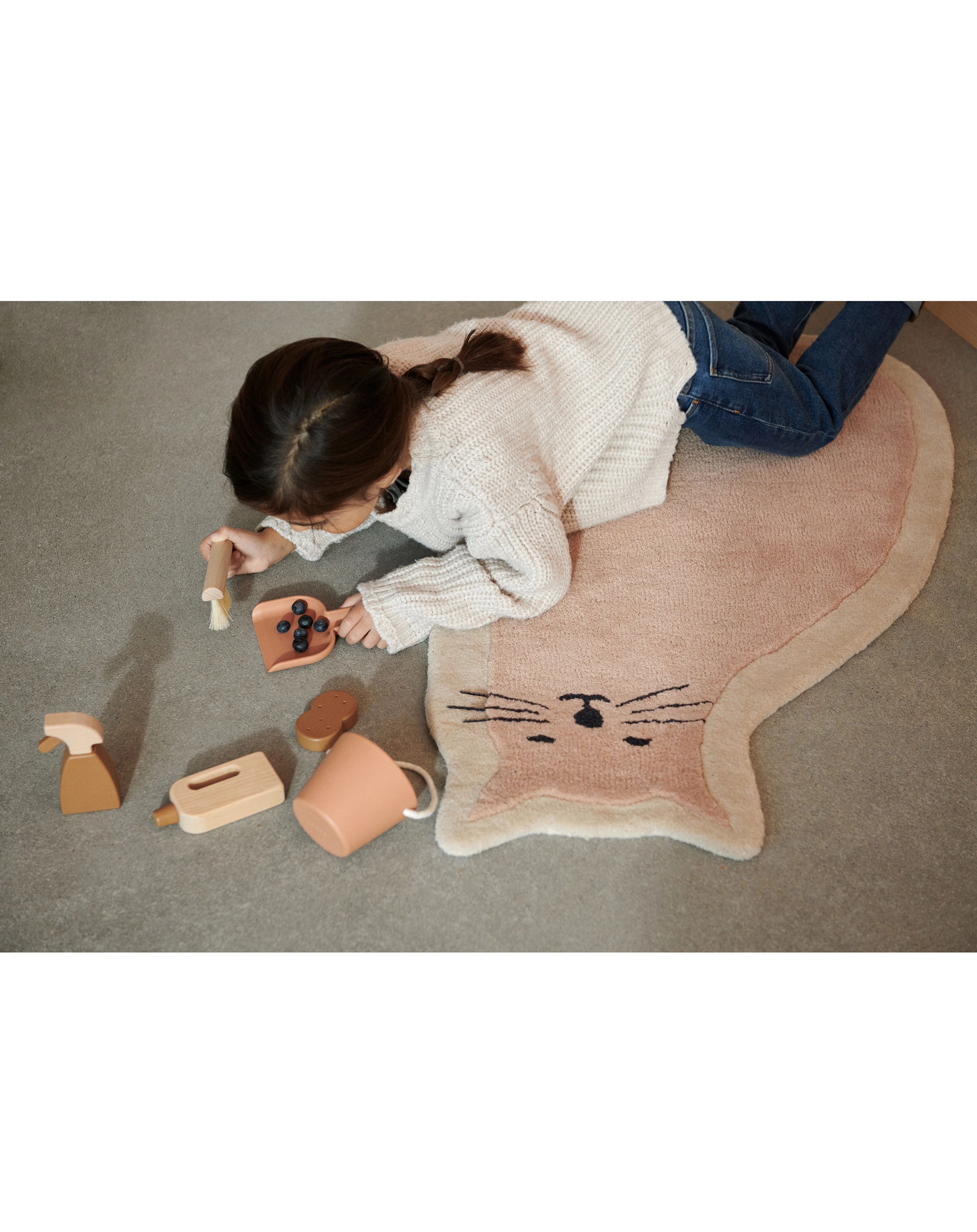Teppich CAT (78x90) in rose