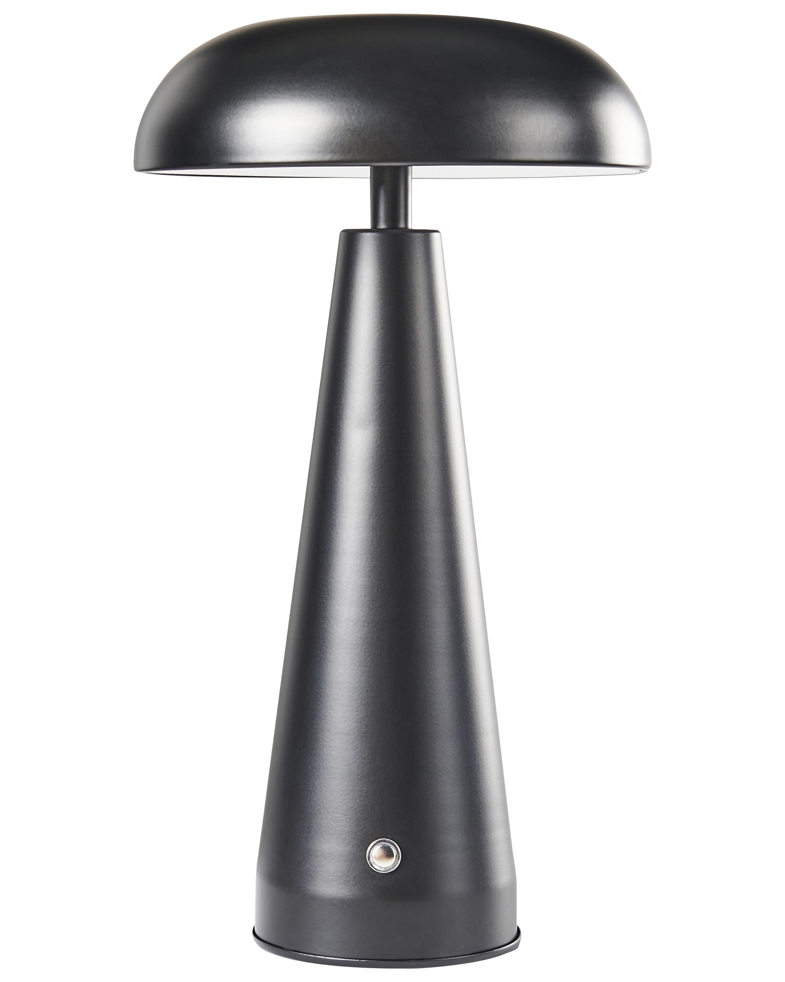 LED draadloze tafellamp BOCONO met dimmer Metaal Zwart