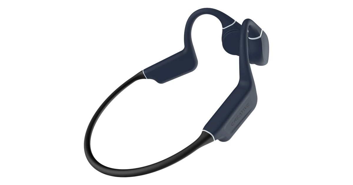 CreativeOutlier Free Pro+ bone conduction hoofdtelefoon  (Zwart, Bluetooth 5.3)