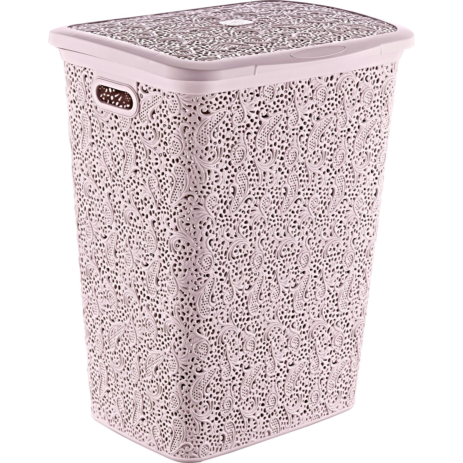 Wäschsammler LACE FLOWER 57L rosa