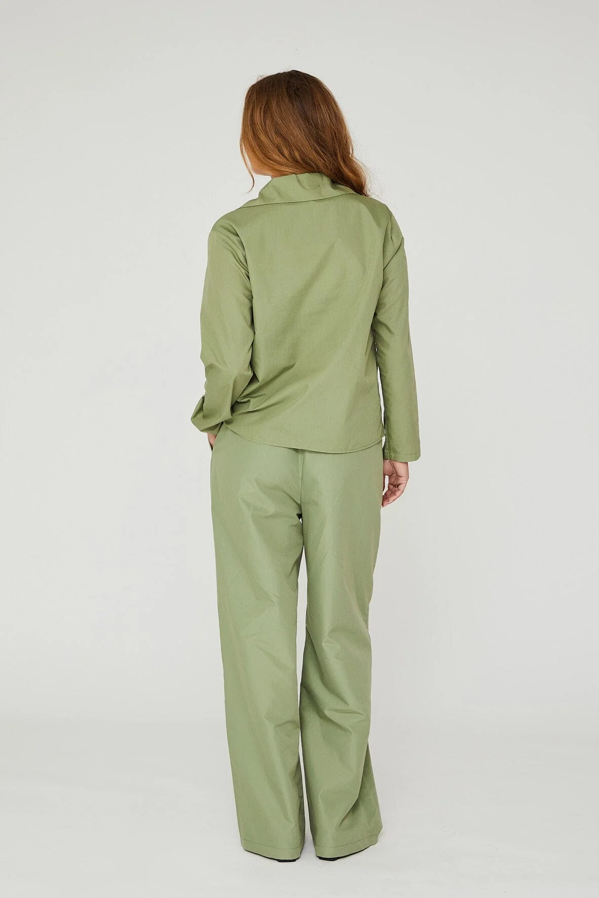A-View Brenda Solid Pants 859 dusty green