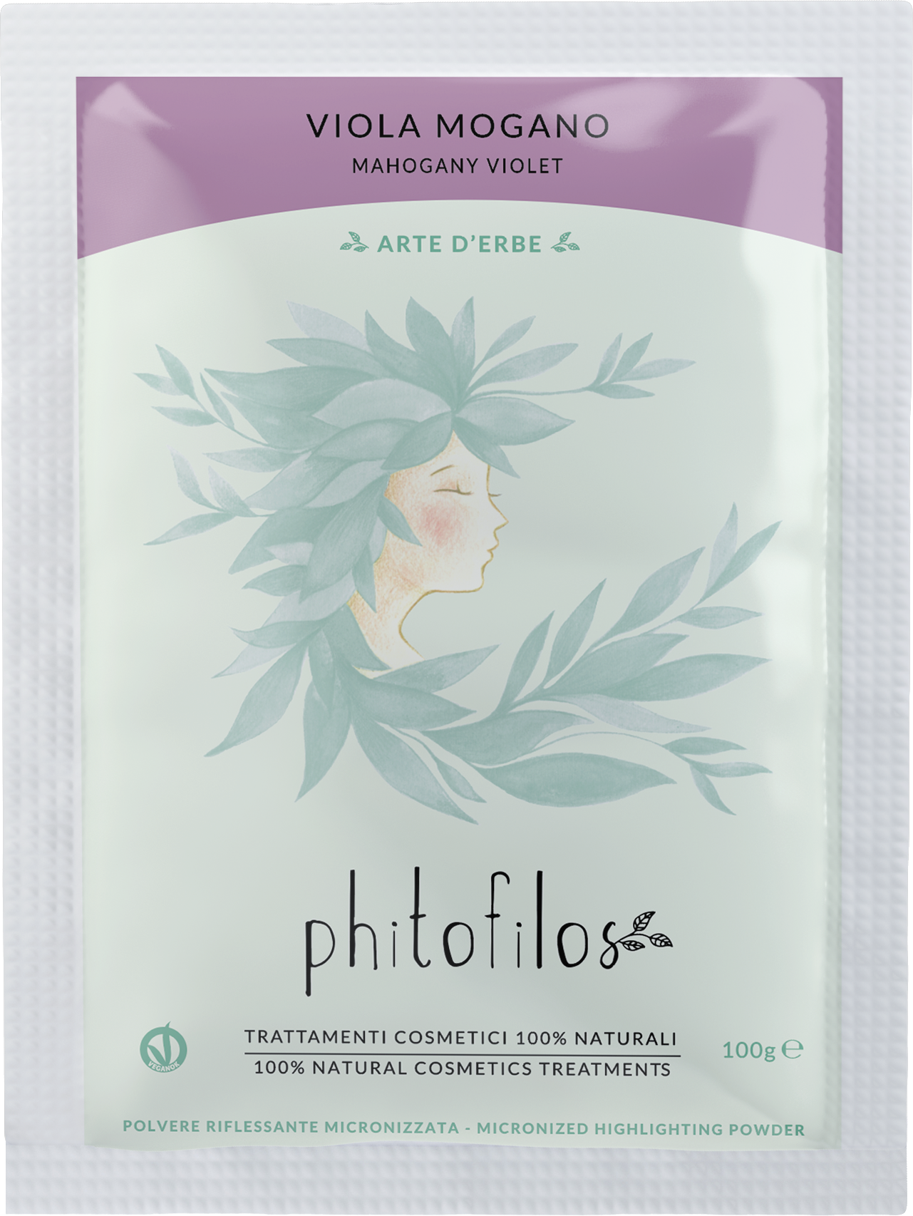 Phitofilos  Farbmischung Mahagoni-Lila, 100 g