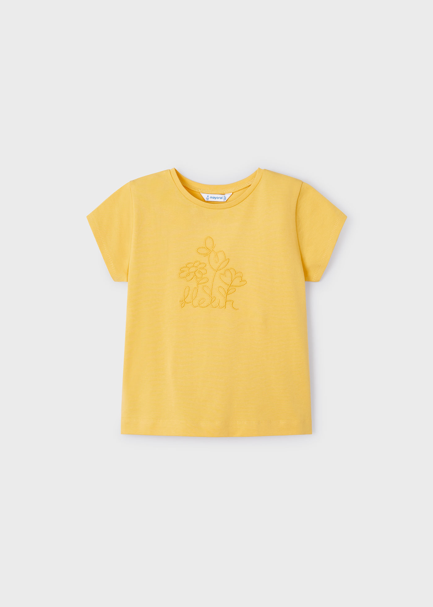 Camiseta bordada Better Cotton para meninas