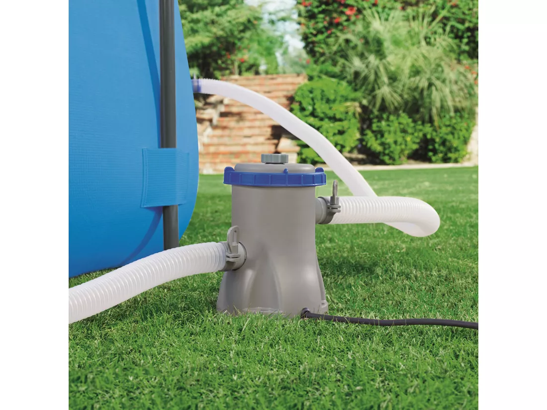 Kit piscine ronde Fast Set - D 366 x H 76 cm - Bleu