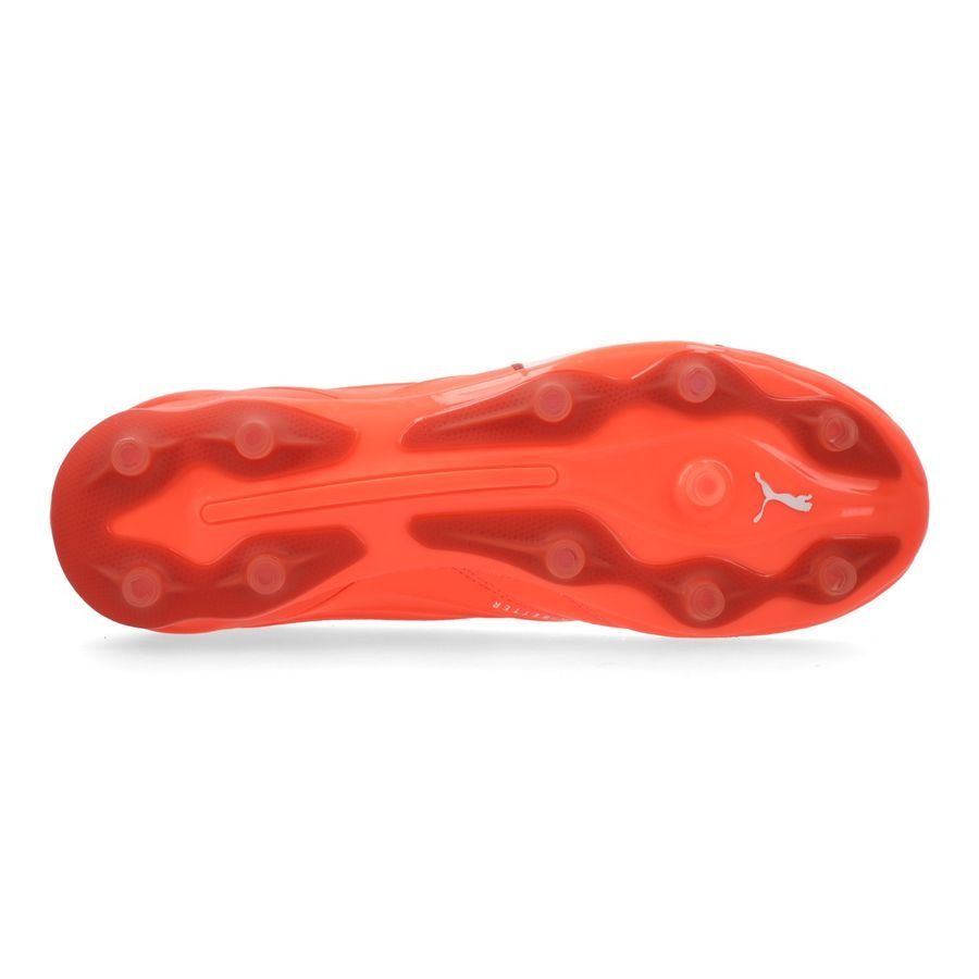 PUMA King Pro FG/AG Unlimited - Glowing Red/Blanc/Red Fire Femme