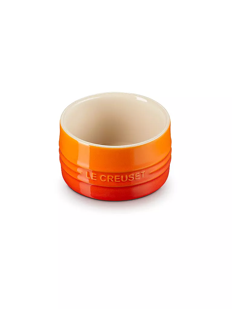 LE CREUSET Stapelbare Förmchen 9cm/2l Ofenrot  orange